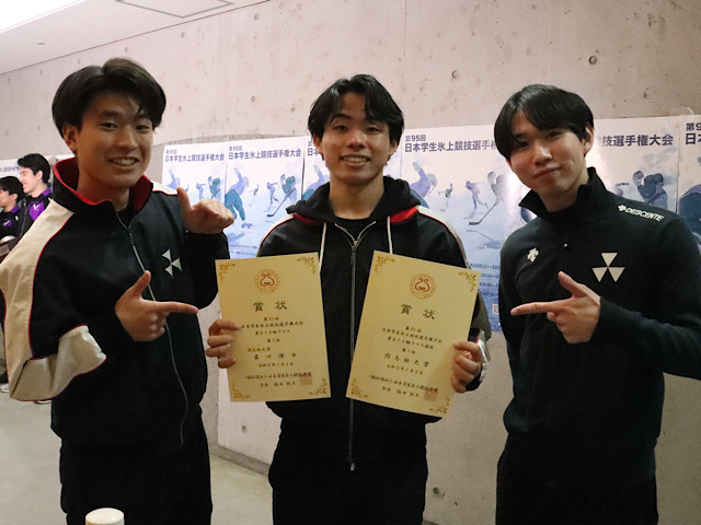 【フィギュアスケート部】森口が全日本インカレで２位！団体でも３位入賞果たす