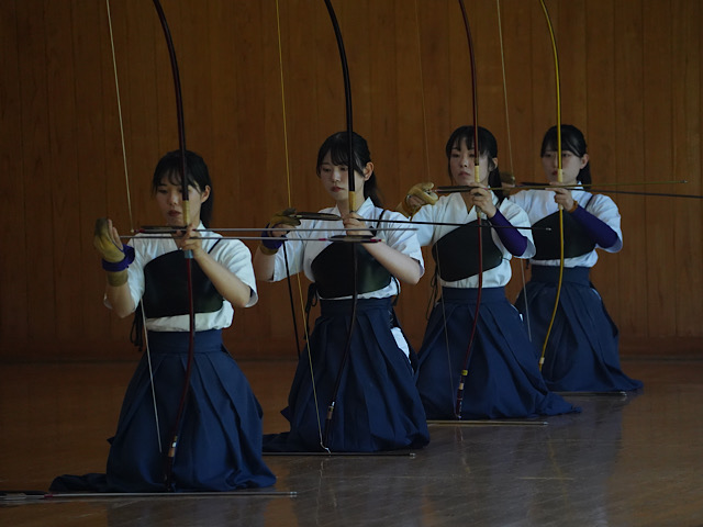 【弓道部】選抜大会、女子の部がベスト８