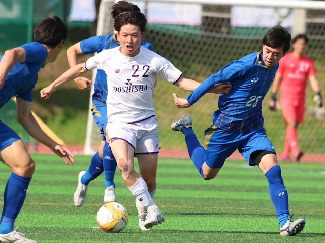 【サッカー部男子】阪南大相手に無失点で引き分けた