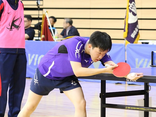 【卓球部男子】後半戦に優勝の望み託す