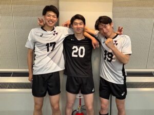 【バレーボール部男子】新戦力の３人が日本一を目指す