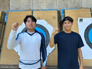 【アーチェリー部男子】志高く目指すは頂