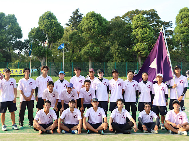 【ソフトテニス部】男子部、団体戦は３年連続のベスト16で終える