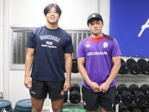 【ラグビー部】進化を遂げる2人の若き逸材