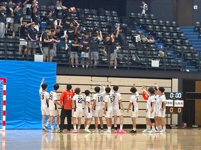 【ハンドボール部男子】西日本インカレ初戦を白星で好スタート切る