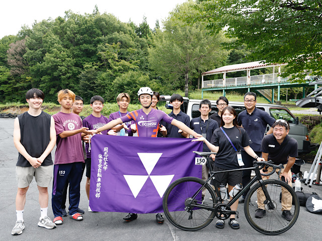 【自転車競技】インカレロードで瀬戸口が入賞果たした