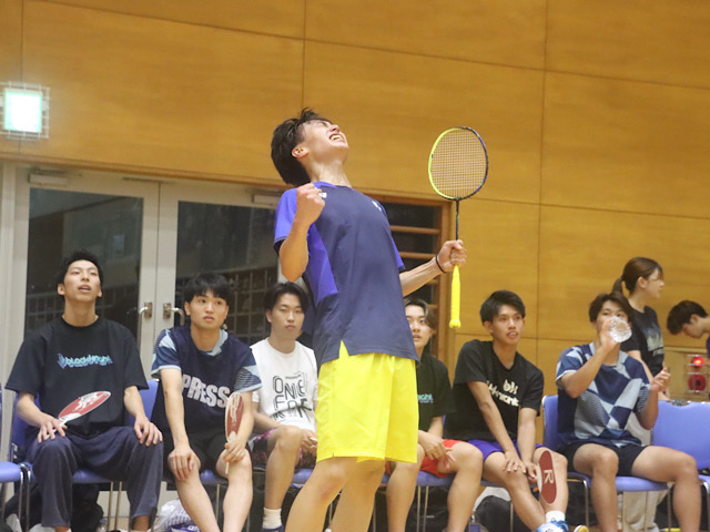 【バドミントン部男子】強敵立命大に力及ばなかった