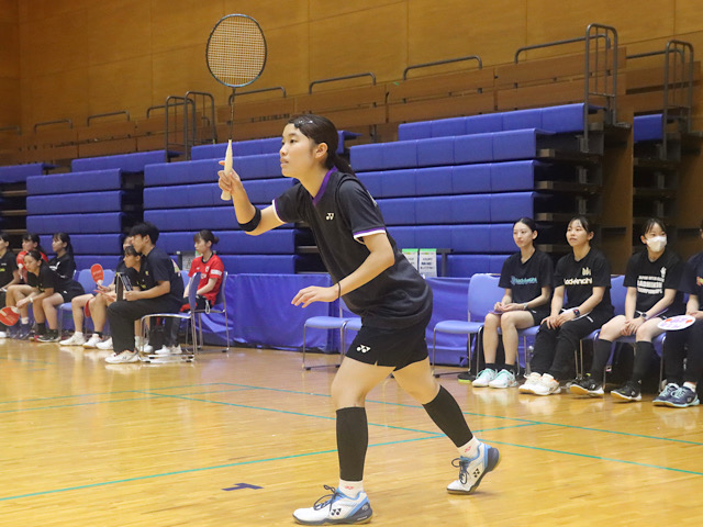 【バドミントン部女子】開幕2連勝で明日へ弾みつけた