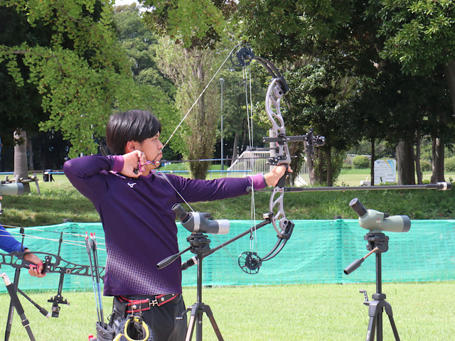 【アーチェリー男子】小林がコンパウンド部門で準優勝