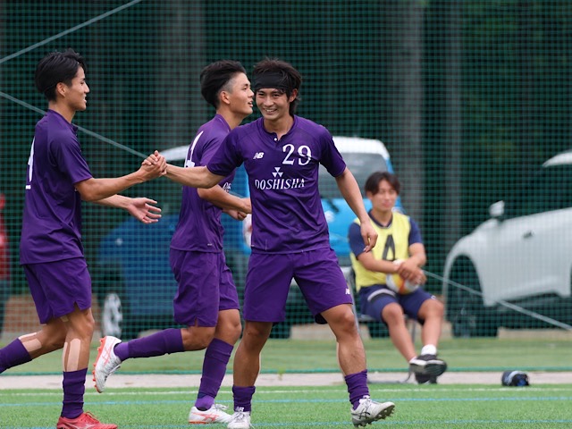 【サッカー部男子】関福大相手に4-0で後期初勝利！