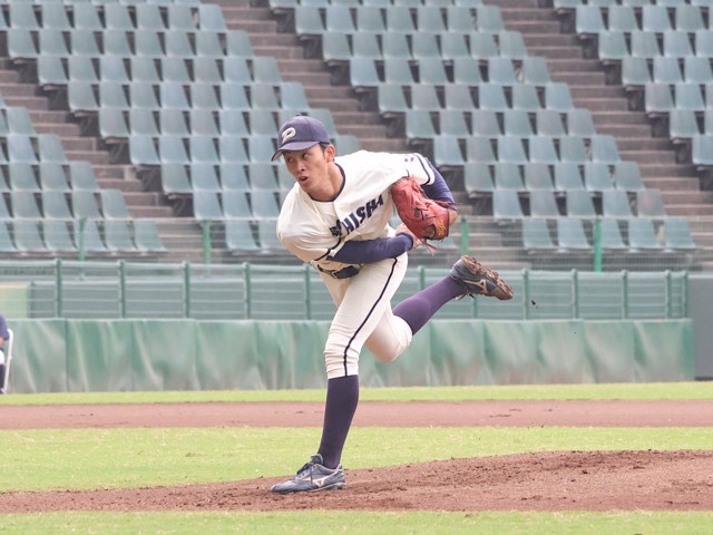 【硬式野球部】完封負けを喫し、今季初黒星