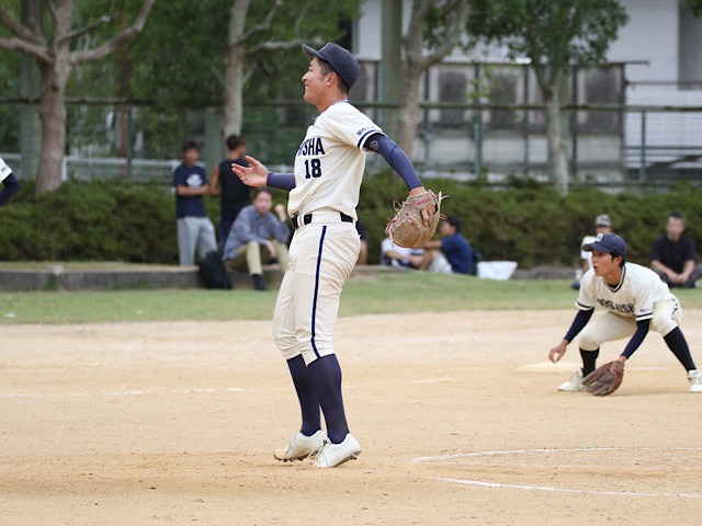 京大相手にコールド勝利