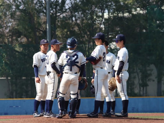 【硬式野球部】伝統の一戦で早大に力負け