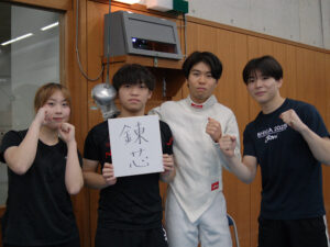 【フェンシング部】鍛「錬」重ね、部員全員で目指す頂点