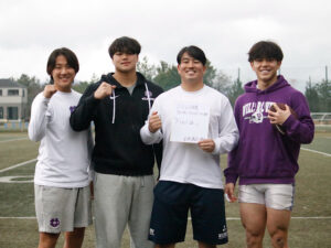 【アメリカンフットボール部】「Finish」を胸に日本一を目指す