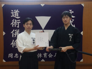 【居合道部】努力に「徹」し、挑戦し続ける